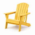 Silla de Madera para Exterior Amarilla
