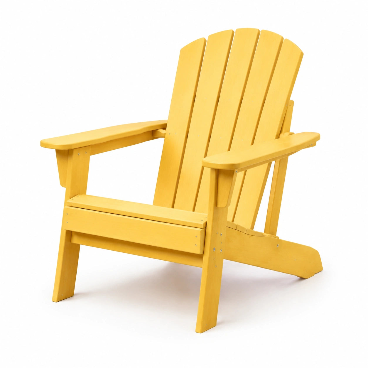 Silla de Madera para Exterior Amarilla