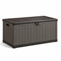 Baúl de resina 120x55x60 cm gris