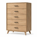 Cajonera de Roble con 5 Cajones 80cm x 40cm x 120cm