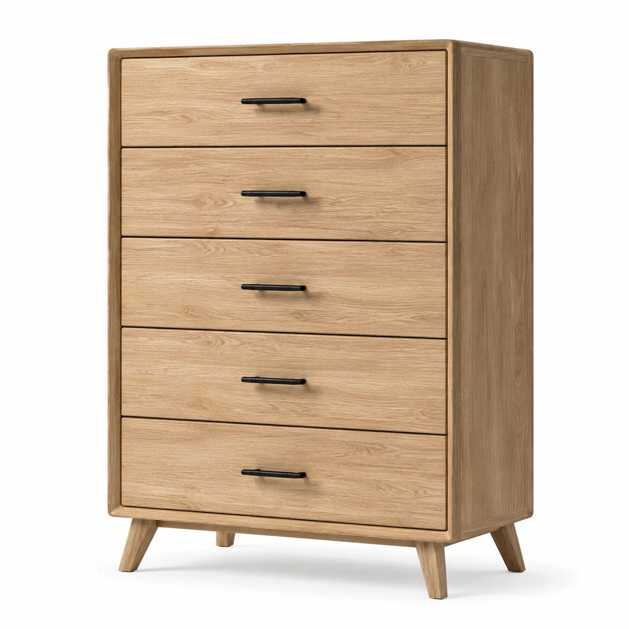 Cajonera de Roble con 5 Cajones 80cm x 40cm x 120cm